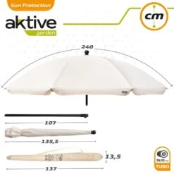 Sombrilla De Jardín Con Filtro Solar 240 Cm Color Beige Aktive Garden 15 Sombrilla De Jardín Con Filtro Solar 240 Cm Color Beige Aktive Garden -OUTSUNNY TIENDA 008089326e4b8b5599c8adcdecbc3d381230c434 e4ddb5c6a5b54fd09cc77e8a70a6ce97