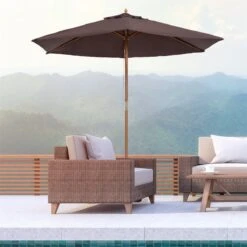 Outsunny Sombrilla Parasol De Madera Ø250x230cm Para Exterior Con 6 Varillas Sistema De Cuerda Con Fijación Desmontable Portátil Fácil De Guardar Y Transportar Café 12 Outsunny Sombrilla Parasol De Madera Ø250x230cm Para Exterior Con 6 Varillas Sistema De Cuerda Con Fijación Desmontable Portátil Fácil De Guardar Y Transportar Café -OUTSUNNY TIENDA 00a8a9deb15657ab014f54f94d6d1ecafd7d2547 c62fd97aed7a41ad95a2701f659e3b9c