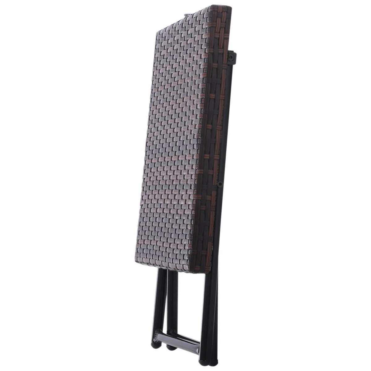 Outsunny Set De 2 Tumbonas 196x61x53cm Con Mesita Plegable 40x40x40cm De Ratán Para Jardín Exterior Con Cojines Beige Y Marrón 12 Outsunny Set De 2 Tumbonas 196x61x53cm Con Mesita Plegable 40x40x40cm De Ratán Para Jardín Exterior Con Cojines Beige Y Marrón - Imagen 10