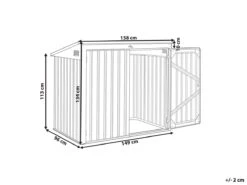 Cobertizo De Jardín De Metal Gris Grafito 134 Cm MOENA -OUTSUNNY TIENDA 0375adde064ebb0795521e85f8d040bde105e860 4a8ea687bb0a45a78371fbf69f008ed8