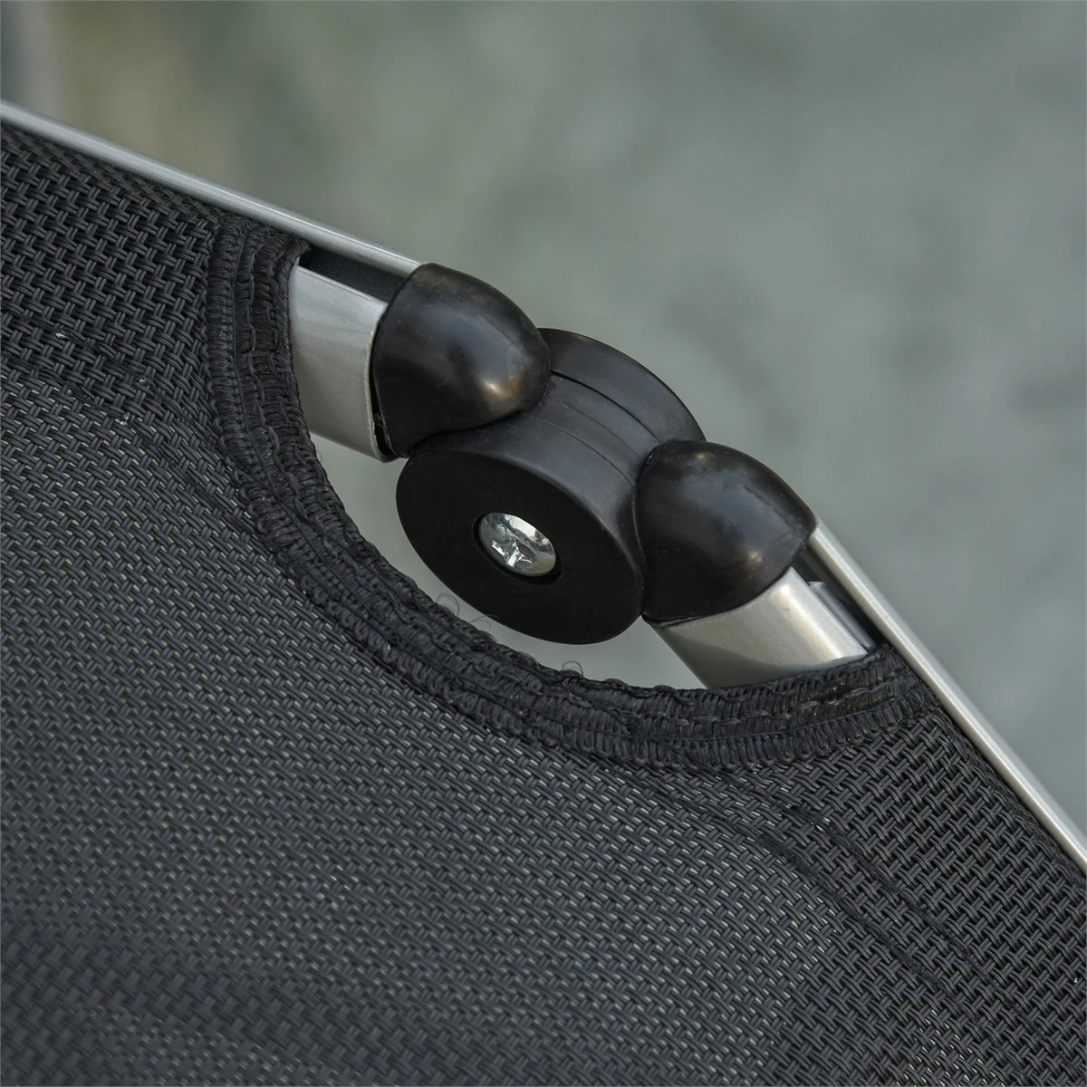 Outsunny Tumbona Plegable De Jardín Sillón Ajustable En 10 Posiciones Con Respaldo Alto Y Reposapiés Transpirable Carga Máx. 120 Kg 78x58x110 Cm Negro 7 Outsunny Tumbona Plegable De Jardín Sillón Ajustable En 10 Posiciones Con Respaldo Alto Y Reposapiés Transpirable Carga Máx. 120 Kg 78x58x110 Cm Negro - Imagen 5