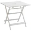 Outsunny Mesa De Jardín Plegable De Madera Maciza Con Agujero Para Sombrilla Mesa Cuadrada De Exterior Para Camping Viaje Picnic Terraza Balcón 70x70x70 Cm Blanco 2 Outsunny Mesa De Jardín Plegable De Madera Maciza Con Agujero Para Sombrilla Mesa Cuadrada De Exterior Para Camping Viaje Picnic Terraza Balcón 70x70x70 Cm Blanco -OUTSUNNY TIENDA 03f1e3a4a7264c3296dfb9713587b5725a3fc2b1 4f564c113694413690e001992f282f7b