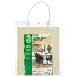 Toldo Triangular Sombreo Aktive Garden Color Crema -OUTSUNNY TIENDA 042ef92ed247d1c50116ebac4ed038a7c46890da 9b8df59b9ef64c7d8527ef7e521016b3