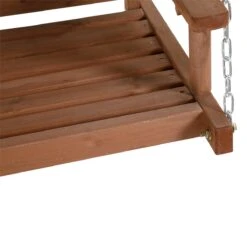 Outsunny Banco Columpio De Jardín De Madera Con Dosel Verde 160x120x165 Cm Carga 227 Kg Balancín Para Patio Jardín Terraza Exterior Protección Solar Marrón -OUTSUNNY TIENDA 043516791b355a9ec8012d88343b511f3f520e9e f62b47310d9e4504a3b8ea1f038c0106