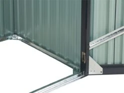 Cobertizo De Jardín De Metal Gris Grafito 134 Cm MOENA -OUTSUNNY TIENDA 053fa23db6812a148ac22a76849e8852996e735c ba7f1ff63680477faac6c2155e29c656