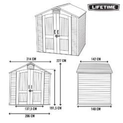 Caseta Jardín Ultrarresistente Lifetime Uv100 -OUTSUNNY TIENDA 08ea0c33906929d94cfde92c6a9647476f65232a 94c0af6514244215933e94b656006c00