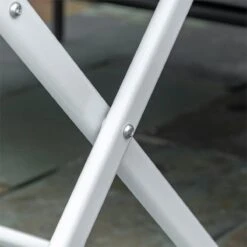 Outsunny Mesa De Jardín De Metal Plegable Mesa De Camping Rectangular De Vidrio Templado Con Agujero Para Sombrilla Para Picnic Terraza Balcón 110x70x70 Cm Blanco 13 Outsunny Mesa De Jardín De Metal Plegable Mesa De Camping Rectangular De Vidrio Templado Con Agujero Para Sombrilla Para Picnic Terraza Balcón 110x70x70 Cm Blanco -OUTSUNNY TIENDA 094c68b9628eedba2f7d843e844a5296540ebca0 a868f6fecd0848a1bf4fd0a278cf2214