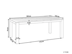Mesa De Comedor De Madera De Eucalipto Clara 190 X 105 Cm MONSANO 12 Mesa De Comedor De Madera De Eucalipto Clara 190 X 105 Cm MONSANO -OUTSUNNY TIENDA 09f896b9699bba5b91f248258088a5b19f112bb6 20bb13128ce947cbbfaf6e8e83460a48