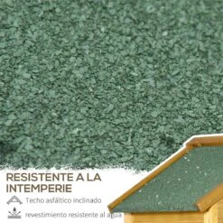 Outsunny Armario De Jardín De Madera 79x49x191,5 Cm 0,28 M² Cobertizo Para Almacenaje De Herramientas Con Techo Asfáltico 3 Estantes Y 2 Puertas Con Cerrojo Para Exterior Terraza Natural 14 Outsunny Armario De Jardín De Madera 79x49x191,5 Cm 0,28 M² Cobertizo Para Almacenaje De Herramientas Con Techo Asfáltico 3 Estantes Y 2 Puertas Con Cerrojo Para Exterior Terraza Natural -OUTSUNNY TIENDA 0b6bfdba17638e48f8c206985fd672a0786beceb f1e039d2866944bd8b2e34efcb0a7600