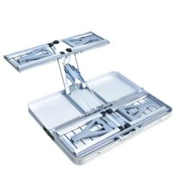 Outsunny Mesa Maleta De Camping Plegable Portátil Con 4 Asientos Y Agujero Para Sombrilla Estructura De Aluminio Para Playa Picnic 136x85,5x66 Cm Plata 21 Outsunny Mesa Maleta De Camping Plegable Portátil Con 4 Asientos Y Agujero Para Sombrilla Estructura De Aluminio Para Playa Picnic 136x85,5x66 Cm Plata -OUTSUNNY TIENDA 0c12083a09a46965430030fc4769075ea32349b2 19508033de754f129bb978e3f5ecc8fe