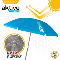 Sombrilla Playa 200 Cm Tubo Aluminio Aktive Beach -OUTSUNNY TIENDA 0d1b52f22174956e7e26a9ac8ef20043375eb05a d3ebcea7c4074239be483f69d4579043