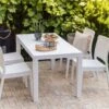 Mesa De Jardín Blanca 140 X 80 Cm FOSSANO 1 Mesa De Jardín Blanca 140 X 80 Cm FOSSANO -OUTSUNNY TIENDA 0e4f3ffdd440ebea17224f8060f056d9b25ab90a 36a284f871e842a5a88eb55e0e44e051