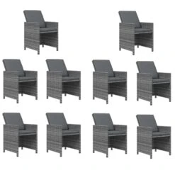 Set De Comedor Jardín 15 Pzas Con Cojines Ratán Sintético Gris VidaXL 11 Set De Comedor Jardín 15 Pzas Con Cojines Ratán Sintético Gris VidaXL -OUTSUNNY TIENDA 0ecdd5828e073b6a30fcf53e25641a1cad5d552e 93c554b9dd644c5bb59ede0e8af6c873