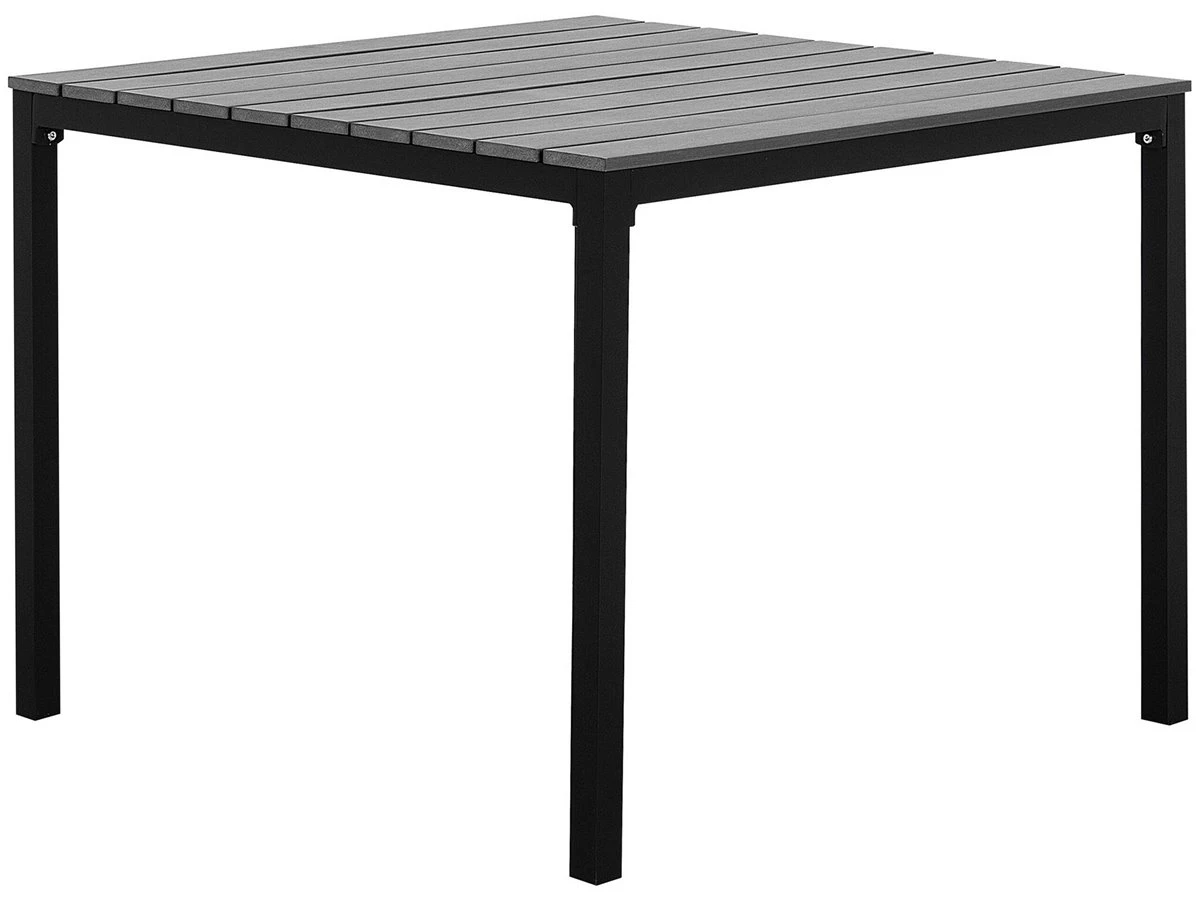 Mesa De Jardín Gris 95x95 Cm PRATO 4 Mesa De Jardín Gris 95x95 Cm PRATO - Imagen 2