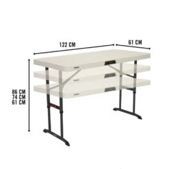 Mesa Plegable Ajustable En Altura LIFETIME 122 X 61 X 61-86 Cm 15 Mesa Plegable Ajustable En Altura LIFETIME 122 X 61 X 61-86 Cm -OUTSUNNY TIENDA 172ceec123747e6e9ea1695b567ff66bb4db3c66 fce2d52299464c33b64be1e339ce2494
