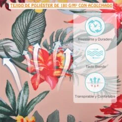 Outsunny Silla Colgante Estampado Floral Hamaca Con Cojín Reposacabezas Para Interior Exterior 100x106 Cm Carga Máx. 100 Kg 19 Outsunny Silla Colgante Estampado Floral Hamaca Con Cojín Reposacabezas Para Interior Exterior 100x106 Cm Carga Máx. 100 Kg -OUTSUNNY TIENDA 17842d371694ae6a115761f5d237f9a3b873b31b 1ab2e2193da74612be134ef77ee5d1f1