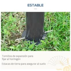 Outsunny Cenador De Jardín Hexágono 4x4 M Pabellón Exterior Con Doble Techo De Ventilación Y 6 Mosquiteras Con Cremallera Para Fiestas Balcón Patio Caqui 16 Outsunny Cenador De Jardín Hexágono 4x4 M Pabellón Exterior Con Doble Techo De Ventilación Y 6 Mosquiteras Con Cremallera Para Fiestas Balcón Patio Caqui -OUTSUNNY TIENDA 17d3421312d68600cb6ab2a805348dffd83c6b5f img 6