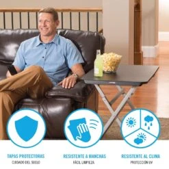 Mesa Personal Plegable Rectangular 75x50,5x66 Cm LIFETIME -OUTSUNNY TIENDA 181d8075c44682808c727d7057495b54f0b5eb7b 7c719b51d52246d994795926e30abd8e