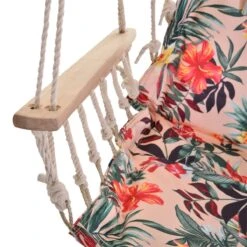 Outsunny Silla Colgante Estampado Floral Hamaca Con Cojín Reposacabezas Para Interior Exterior 100x106 Cm Carga Máx. 100 Kg 22 Outsunny Silla Colgante Estampado Floral Hamaca Con Cojín Reposacabezas Para Interior Exterior 100x106 Cm Carga Máx. 100 Kg -OUTSUNNY TIENDA 19955323aa1d319727be01ce31d33d3994cf78b0 43d4ff795caa497fa0eacfa677f4631a