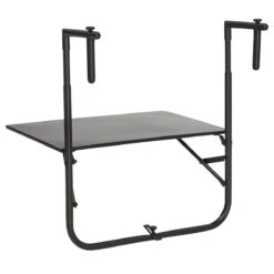 Outsunny Mesa Colgante Para Balcón Mesa De Pared De Acero Con Altura Ajustable En 4 Posiciones Carga Máx. 15 Kg Para Terraza Jardín 60x60,5x56-71 Cm Negro 19 Outsunny Mesa Colgante Para Balcón Mesa De Pared De Acero Con Altura Ajustable En 4 Posiciones Carga Máx. 15 Kg Para Terraza Jardín 60x60,5x56-71 Cm Negro -OUTSUNNY TIENDA 1a0819c5205a699808bff0294c0d6802985c8562 3a19986e9ea14a81b45e1b05a7c4f4a0