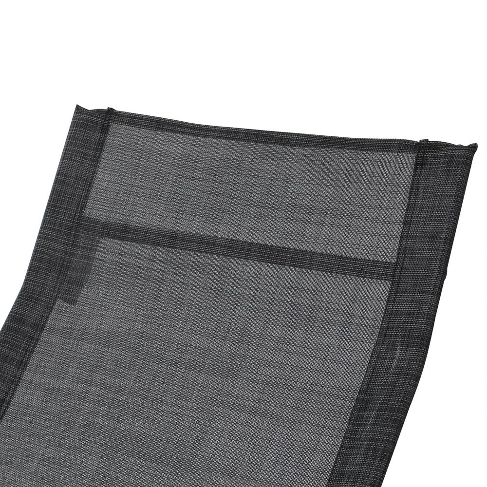 Tumbona, Mecedora Con Bolsillo Lateral, Estructura De Hierro, Malla Transpirable Teslin, Cómodo, Soporta Hasta 150 Kg OGS47-MS SoBuy 6 Tumbona, Mecedora Con Bolsillo Lateral, Estructura De Hierro, Malla Transpirable Teslin, Cómodo, Soporta Hasta 150 Kg OGS47-MS SoBuy - Imagen 4