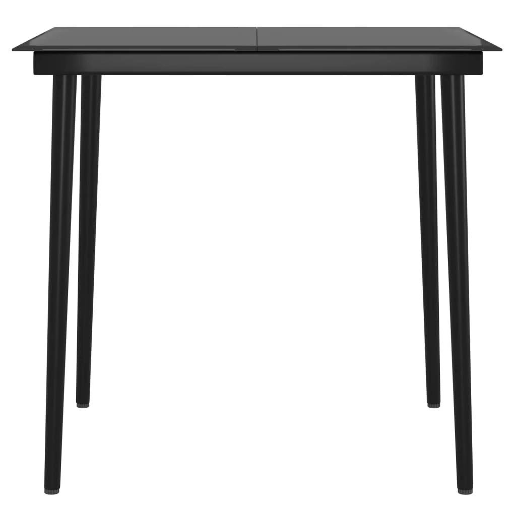 Juego De Comedor Para Jardín 3 Piezas Con Cojines Beige Y Negro VidaXL 8 Juego De Comedor Para Jardín 3 Piezas Con Cojines Beige Y Negro VidaXL - Imagen 6