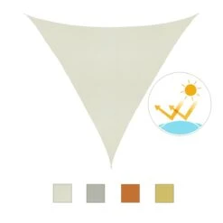 Outsunny Toldo Vela 4x4x4m Triangulo Color Crema Sombrilla Parasol Terraza Jardin Camping -OUTSUNNY TIENDA 1d84a0ad147b3722d464acdc2d62812a6eb5a858 5cf47365945d44bca8cd42bd740c2c56