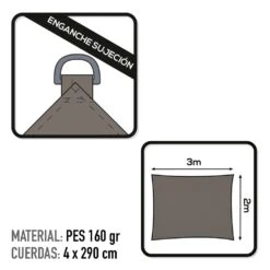 Toldo Sombreo Rectangular Aktive Garden Gris Antracita 8 Toldo Sombreo Rectangular Aktive Garden Gris Antracita -OUTSUNNY TIENDA 1dc166c9491249e9de5bb4d37ac5696c9665097b d8a061aab43143d08ca7ad2605cf35ba