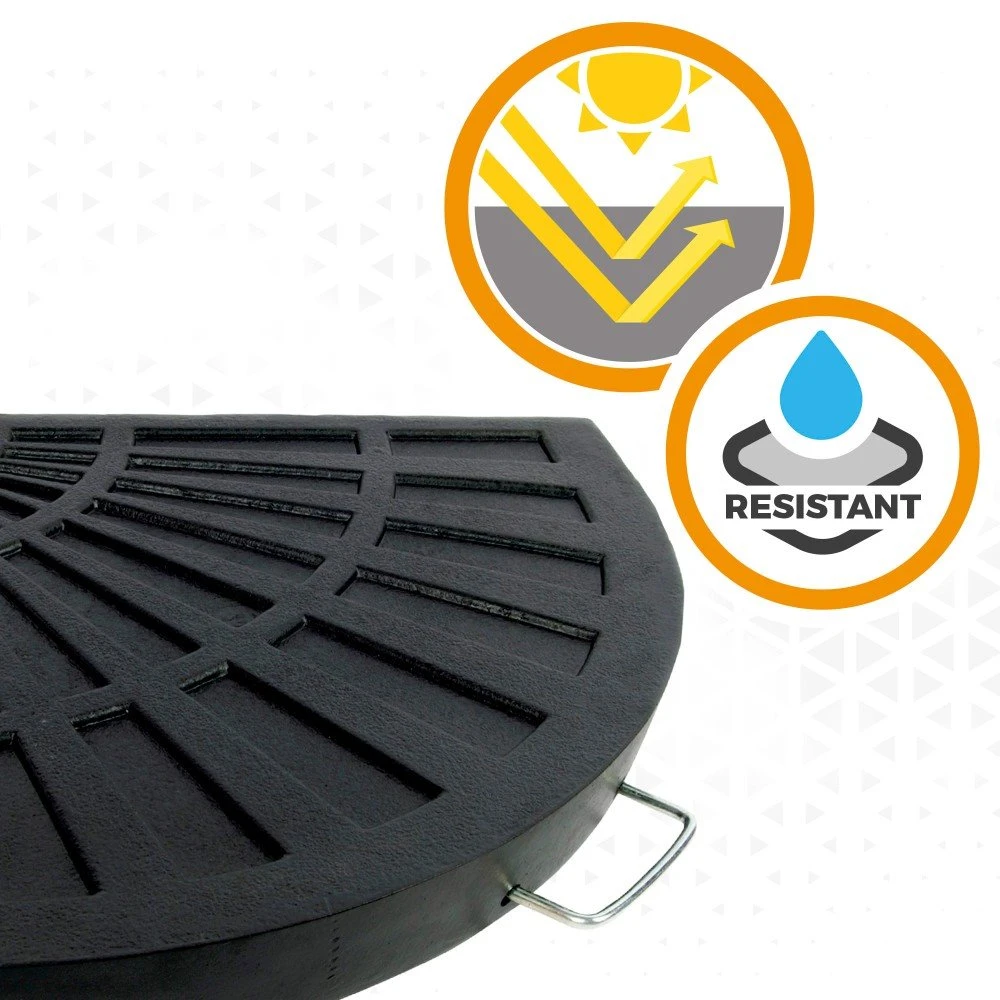 Base Para Sombrilla En Poliresina Aktive Garden Triangular 7 Base Para Sombrilla En Poliresina Aktive Garden Triangular - Imagen 5