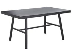 Mesa De Jardín De Aluminio Negro 150 X 90 Cm CANETTO -OUTSUNNY TIENDA 1f8adf7e9eac261ea525a78e8b121013ef9c9307 6e70a268fd0545fab0511ad9c7b75a18