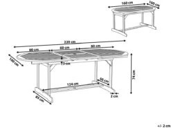 Mesa De Jardín Extensible De Madera De Acacia Clara 160/220 X 100 Cm MAUI 16 Mesa De Jardín Extensible De Madera De Acacia Clara 160/220 X 100 Cm MAUI -OUTSUNNY TIENDA 1fb257190d0406f54f96b791e6837e85b128a7d3 01622e2848f54de39cd73d23649b94c0