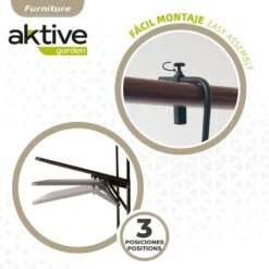Mesa Plegable Balcón Multiposición Aktive -OUTSUNNY TIENDA 203f018c89d0005a806be6a147e0246760a68ee5 5ffe039a448449bc961ac7c91e1d5e55