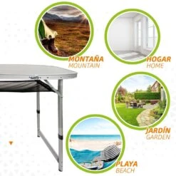 Mesa Plegable Altura Regulable Para Camping Con Malla Aktive 13 Mesa Plegable Altura Regulable Para Camping Con Malla Aktive -OUTSUNNY TIENDA 20670bcd052e1651bed8d6491d6ef3418f1fac4d 1ec40342effc405386feadc372ff3f81