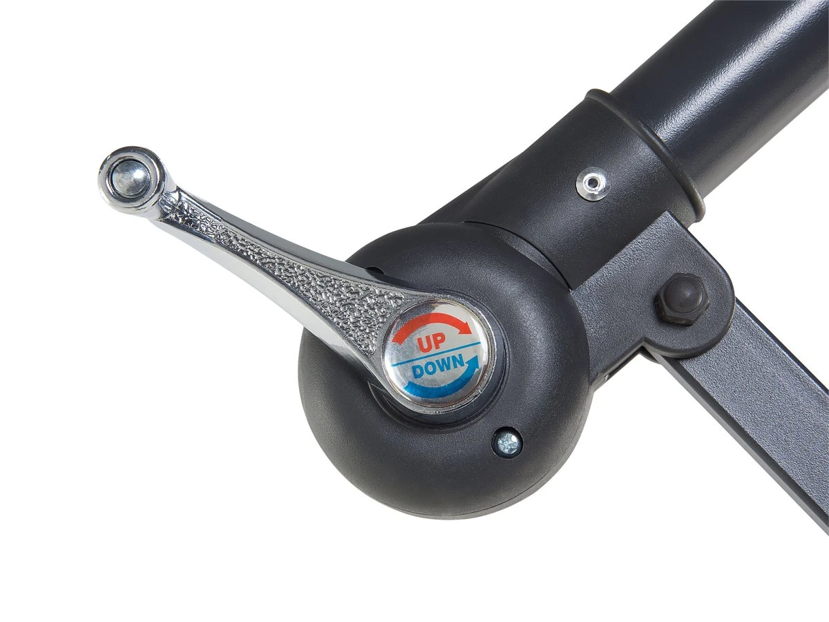 Sombrilla Voladiza De Poliéster Rojo/borgoña 300 Cm RAVENNA 12 Sombrilla Voladiza De Poliéster Rojo/borgoña 300 Cm RAVENNA - Imagen 10