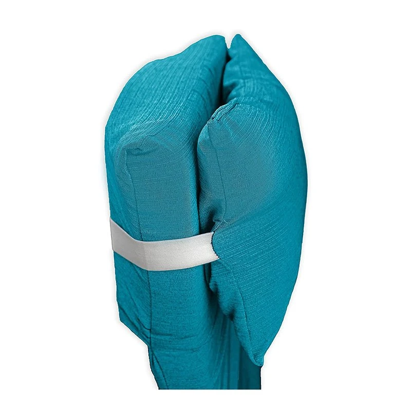 Colchón Para Tumbona Con Cojín 180x60x6 Cm Azul Acomoda Textil. 4 Colchón Para Tumbona Con Cojín 180x60x6 Cm Azul Acomoda Textil. - Imagen 2