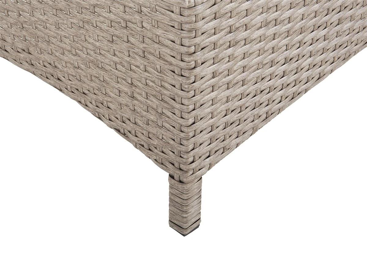 Tumbona De Jardín De Ratán Gris VASTO 12 Tumbona De Jardín De Ratán Gris VASTO - Imagen 10