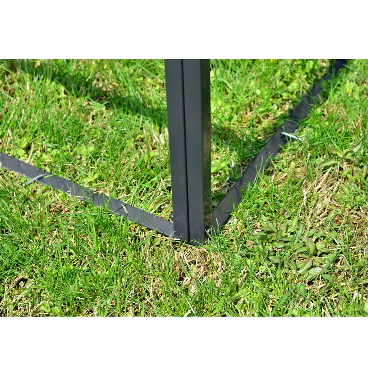 Outsunny Cenador De Jardín 3x4m Pabellón Para Exterior Con Doble Techo De Ventilación Y 4 Columnas De Acero Estable Para Fiestas Eventos Patio Crema 10 Outsunny Cenador De Jardín 3x4m Pabellón Para Exterior Con Doble Techo De Ventilación Y 4 Columnas De Acero Estable Para Fiestas Eventos Patio Crema - Imagen 8