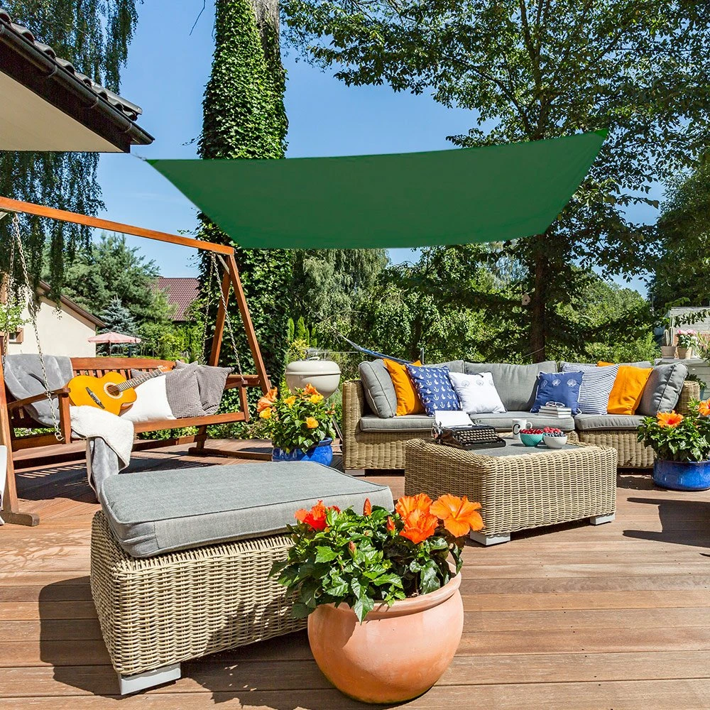 Toldo Sombreo Aktive Garden Color Verde 4 Toldo Sombreo Aktive Garden Color Verde - Imagen 2