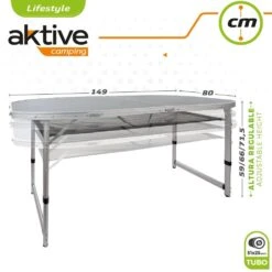 Mesa Plegable Altura Regulable Para Camping Con Malla Aktive 14 Mesa Plegable Altura Regulable Para Camping Con Malla Aktive -OUTSUNNY TIENDA 25f1471f7330db2607cb71c552db426e174b206e 4ae109467db64fee8428a03d3b8f004f