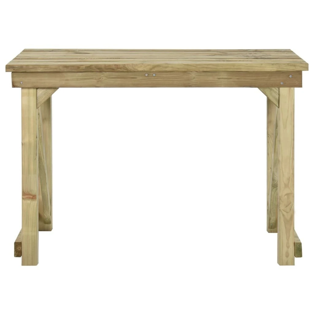 Juego De Comedor De Jardín 3 Piezas Madera De Pino Impregnada VidaXL 6 Juego De Comedor De Jardín 3 Piezas Madera De Pino Impregnada VidaXL - Imagen 4