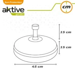Base Para Sombrilla Circular Blanca 19-33 Mm Aktive 15 Base Para Sombrilla Circular Blanca 19-33 Mm Aktive -OUTSUNNY TIENDA 29379b01934147920e7f5026f6d80680ae2d39a1 c1953359b10e4d12863c81240aa5f4c7