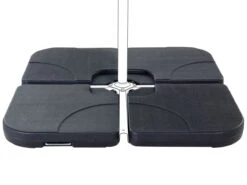 Base Para Sombrilla Antracita 4 Piezas CARIA