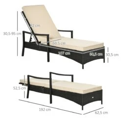 Outsunny Set De 2 Tumbonas De Ratán De Jardín Chaise Longue Con Respaldo Ajustable En 4 Posiciones Cojines Acolchados Y Desenfundables Para Terraza Patio Exterior 192x62,5x58-95 Cm Marrón Y Beige 13 Outsunny Set De 2 Tumbonas De Ratán De Jardín Chaise Longue Con Respaldo Ajustable En 4 Posiciones Cojines Acolchados Y Desenfundables Para Terraza Patio Exterior 192x62,5x58-95 Cm Marrón Y Beige -OUTSUNNY TIENDA 2b76818e176c896039d00c19f35b4084f7227c2a bb13a174984846e1be70b42b61087f3c