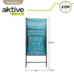 Tumbona Jardín Plegable Y Multiposición Azul Aktive -OUTSUNNY TIENDA 2ca48c3c63e6dbf2c187b1240c3747d3cbf4d020 8a38d4ff738644fd8a8a94166bd2418d