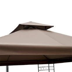 Outsunny Techo De Repuesto 4x3 M Para Cenador De Jardín 2 Niveles Transpirable Con 10 Orificios De Drenaje Cubierta De Repuesto De Gazebo Pabellón Exterior Marrón 10 Outsunny Techo De Repuesto 4x3 M Para Cenador De Jardín 2 Niveles Transpirable Con 10 Orificios De Drenaje Cubierta De Repuesto De Gazebo Pabellón Exterior Marrón -OUTSUNNY TIENDA 2d1e3f838c552b2fba9a6a96bacc805a62201538 f0179f16c9264e4cacd26d1e6157c4c4