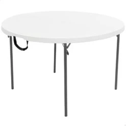 Mesa Redonda Plegable LIFETIME Ø122 X 74 Cm