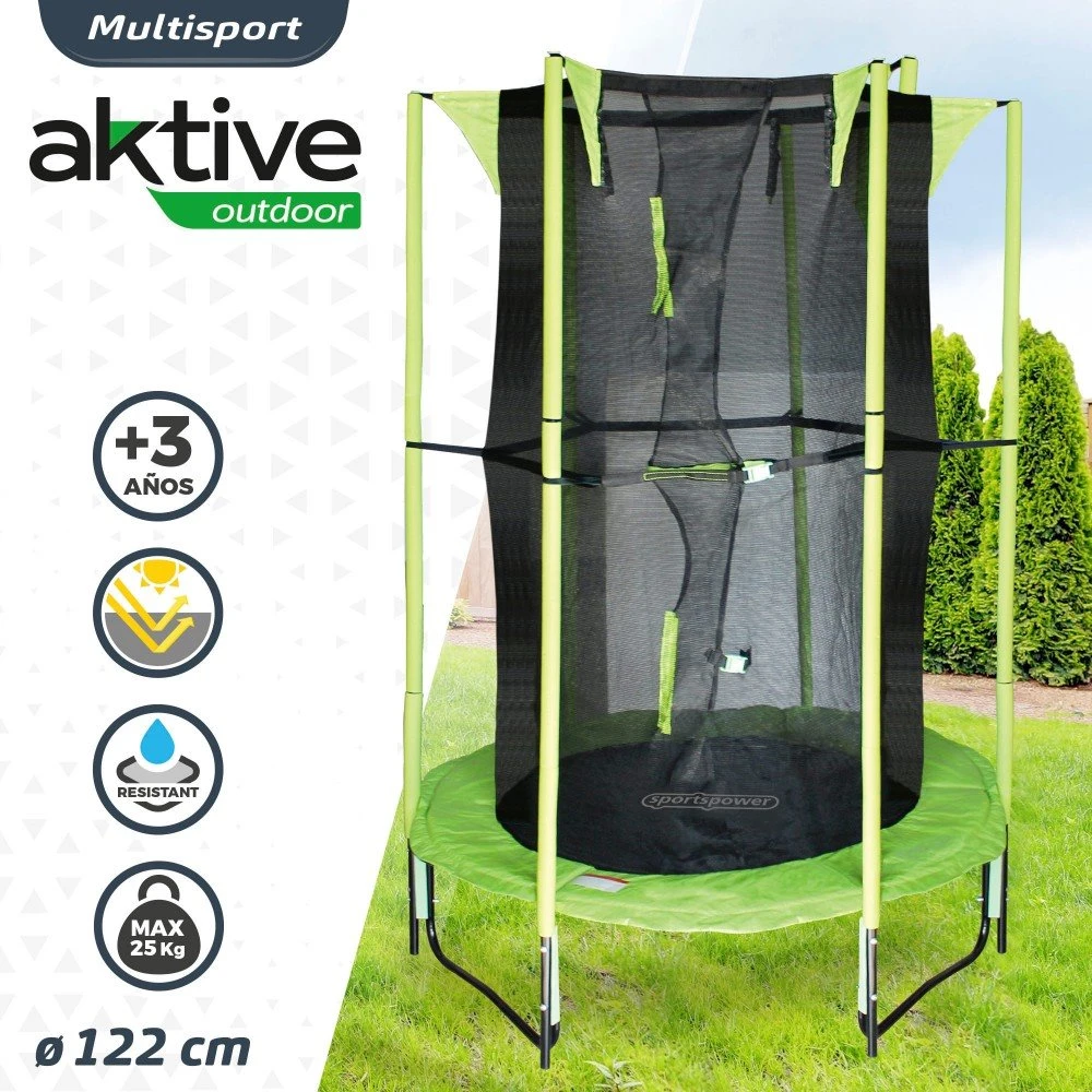 Cama Elástica Infantil 122 Cm Diámetro Aktive Sports 4 Cama Elástica Infantil 122 Cm Diámetro Aktive Sports - Imagen 2