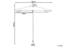 Sombrilla De Jardín Azul Marino 144 X 195 Cm FLAMENCO -OUTSUNNY TIENDA 30486a5ab1dfa3821cf0c770977b1d0d8a58ea1e 6d32882742c045459a98d2d7f250357c