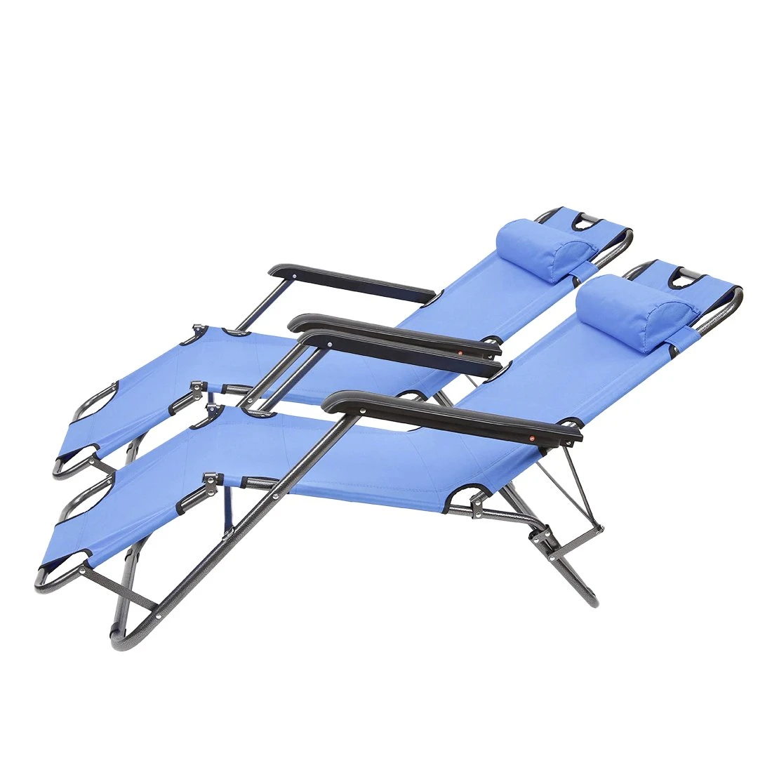 Acomoda Textil – Set De 2 Tumbonas Plegables De Metal Para Jardín. Silla Reclinable Resistente Y Duradera, Reposacabezas Extraible Y Lavable Para Camping, Terraza Y Playa. (Modelo D, Azul) 3 Acomoda Textil – Set De 2 Tumbonas Plegables De Metal Para Jardín. Silla Reclinable Resistente Y Duradera, Reposacabezas Extraible Y Lavable Para Camping, Terraza Y Playa. (Modelo D, Azul)