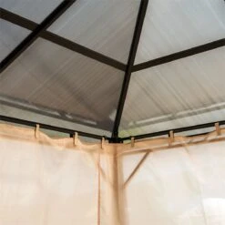 Outsunny Cenador De Jardín 3,65x3 M Pabellón De Acero Con Techo De Policarbonato De 6 Mm Protección UV 50+ Y 4 Cortinas Laterales De Cremallera Para Fiestas Beige 15 Outsunny Cenador De Jardín 3,65x3 M Pabellón De Acero Con Techo De Policarbonato De 6 Mm Protección UV 50+ Y 4 Cortinas Laterales De Cremallera Para Fiestas Beige -OUTSUNNY TIENDA 30e80e48b911ae5f174b6e892ea5c452a0874345 7522f5ca9db14f19a2f74d30e53972dd